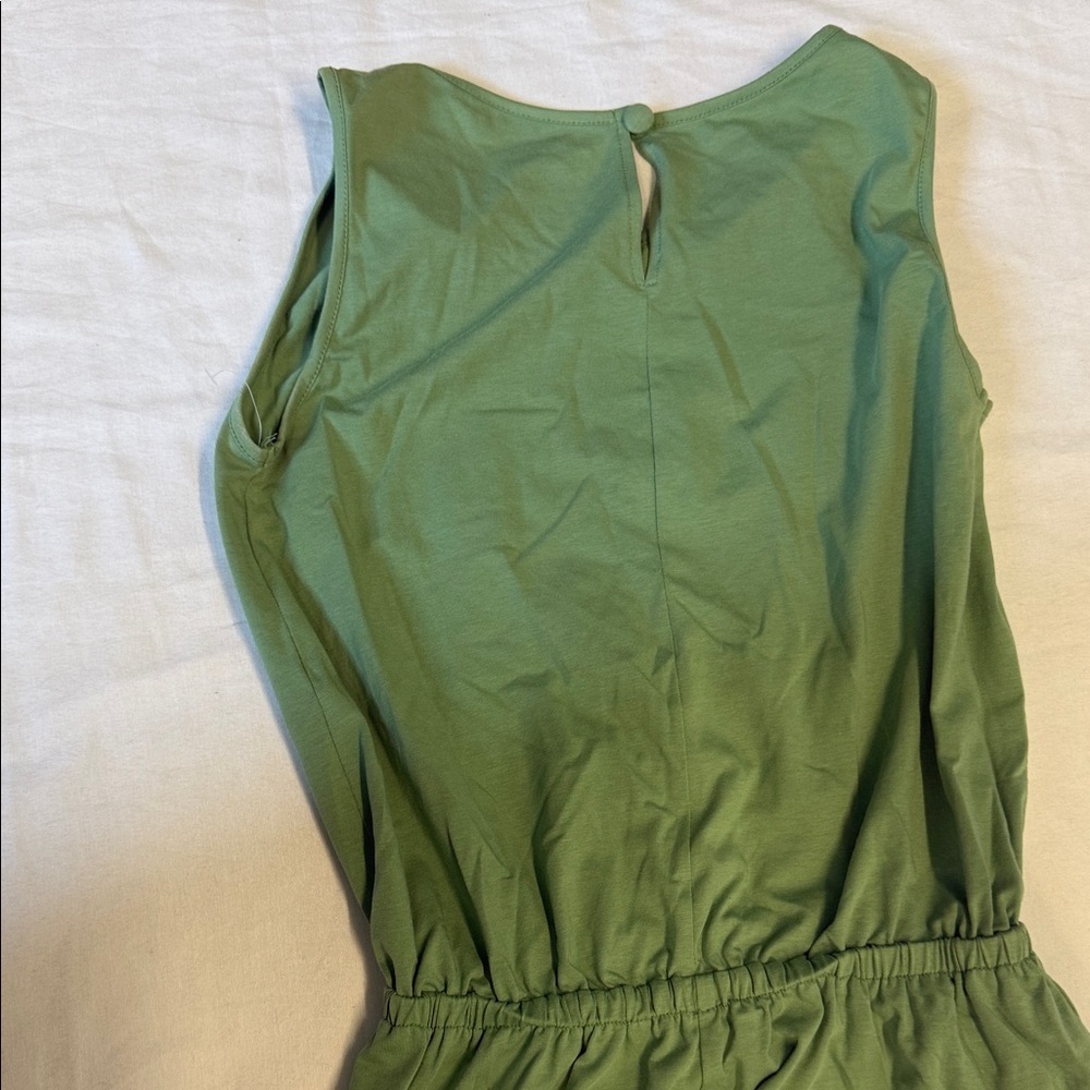 Elegantees Chic Sleeveless Green Maxi Dress - Picture 6 of 6